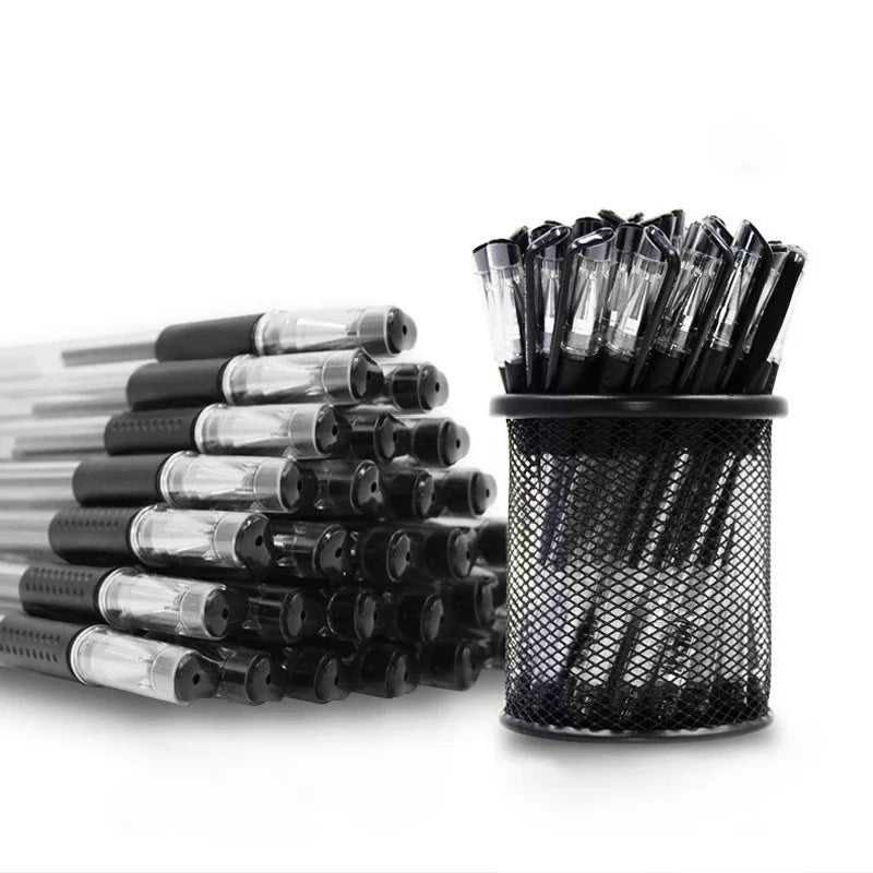 35/25pcs Gel Pen Set School Supplies Black Blue Red Ink Color 0.5mm Ballpoint Pen Kawaii PenWriting Tool School OfficeStationery