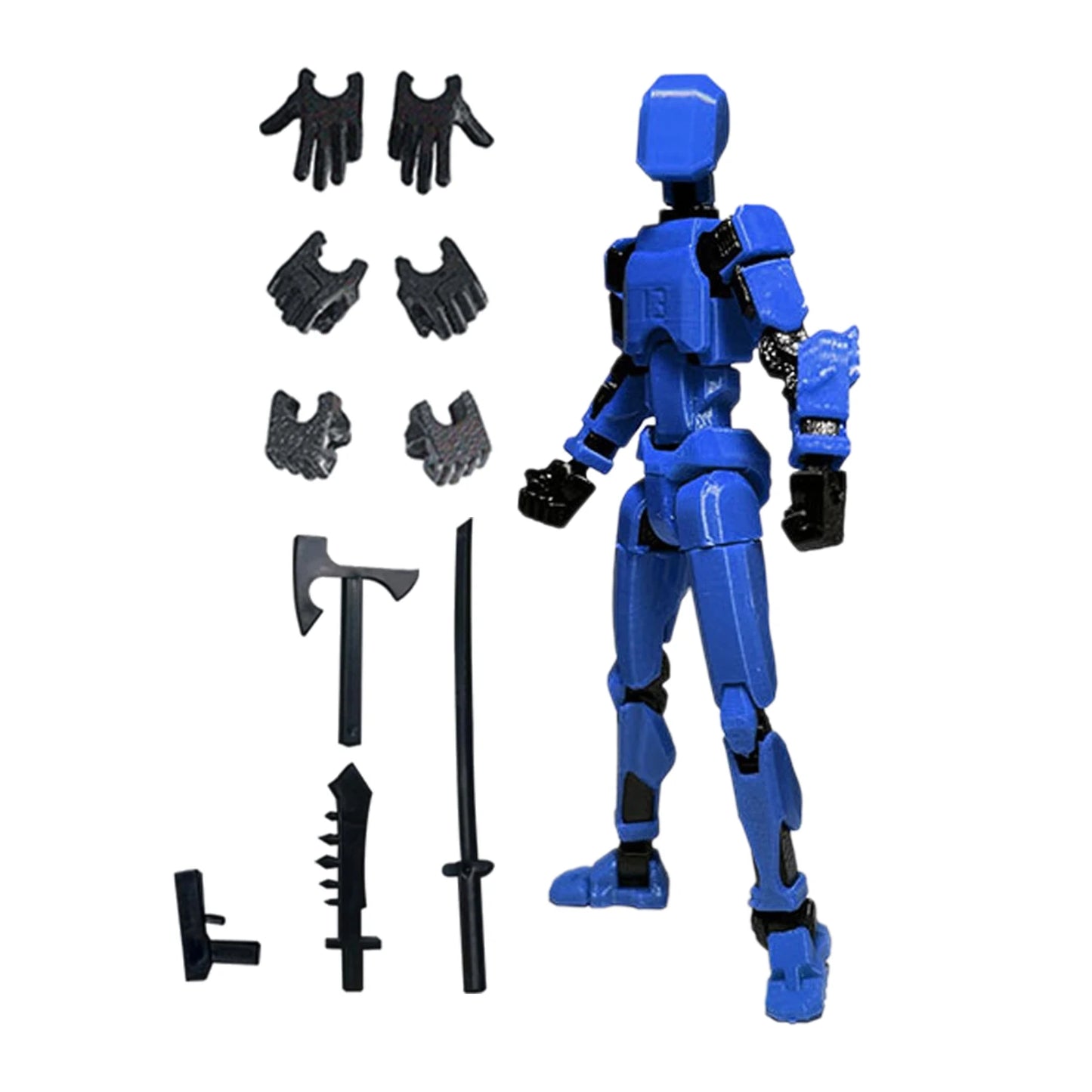 1PCS 13 Joints Figure Articulate Movable Dummy Doll Diy Assembly Toy 3D Printed Action Figure Stop Motion Animation Dummy
