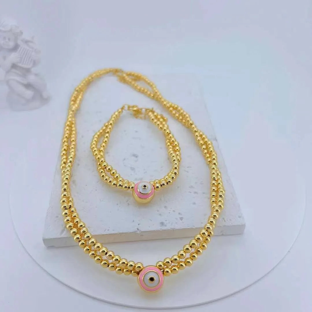 18K Gold Plated Spacer Beads For Jewelry Making,Separators For Bead,2mm-6mm Bracelets Beads,Jewelry Bead DIY Accessories