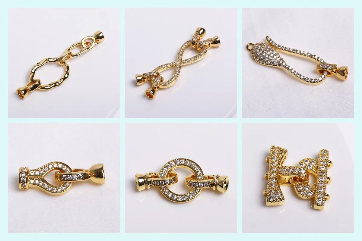 18K Gold Plated Spacer Beads For Jewelry Making,Separators For Bead,2mm-6mm Bracelets Beads,Jewelry Bead DIY Accessories